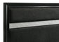 Miranda 55-inch Upholstered California King Panel Bed Black