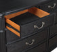 Celina 9-drawer Dresser with Mirror Black