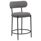 Viola Boucle Upholstered Counter Chair Grey (Set of 2)