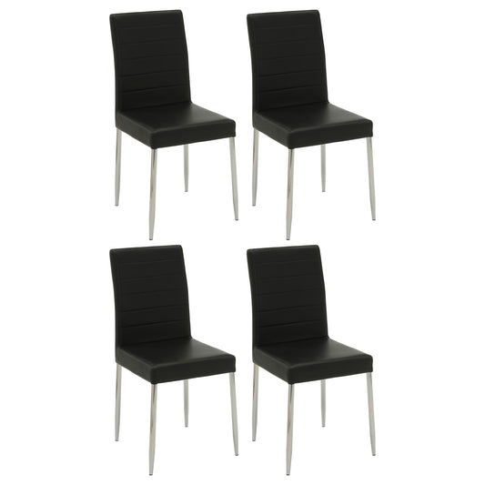 Maston Upholstered Dining Side Chair Black (Set of 4)