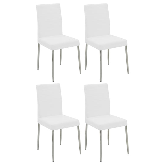 Maston Upholstered Dining Side Chair White (Set of 4)