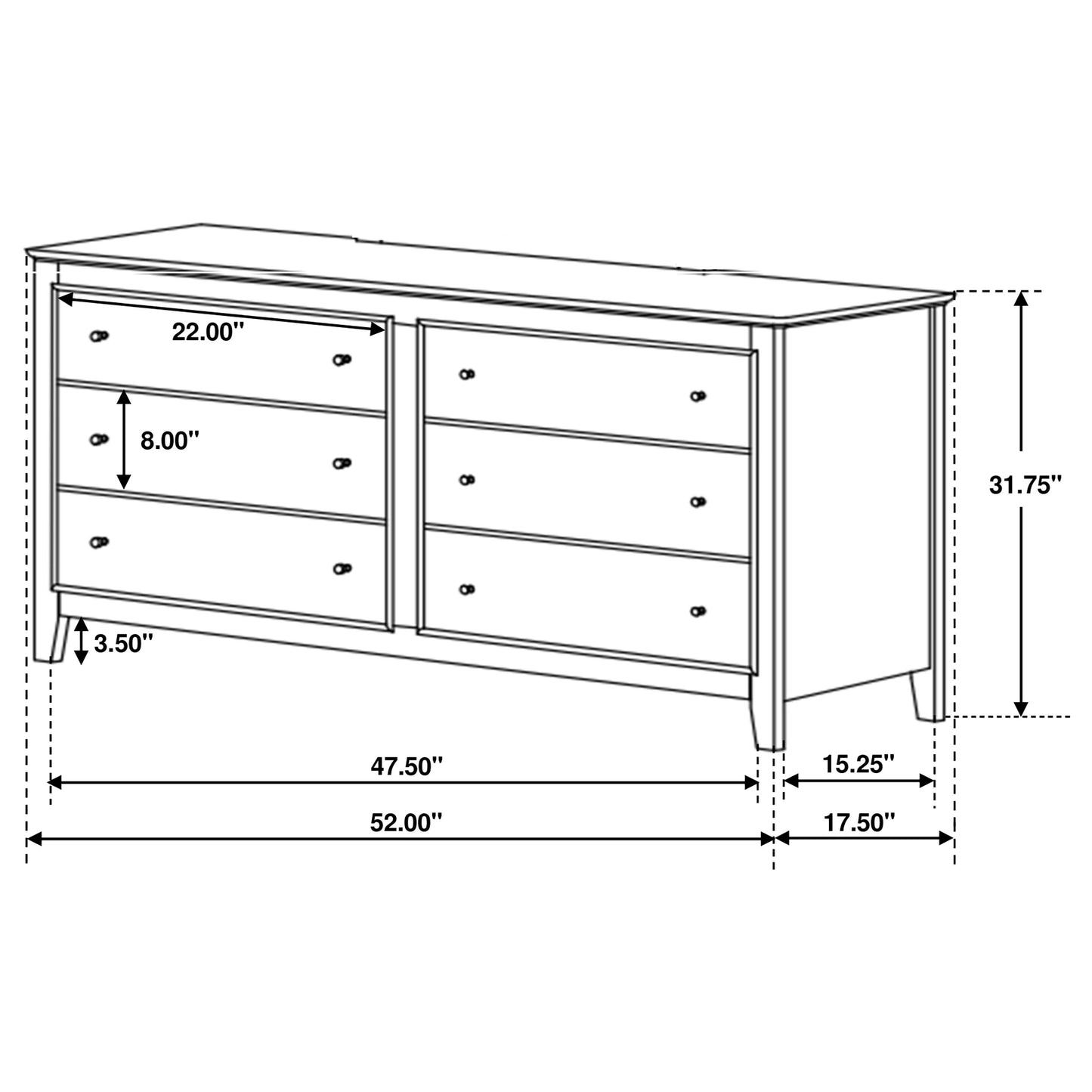 Selena 5-piece Twin Bedroom Set Cream White