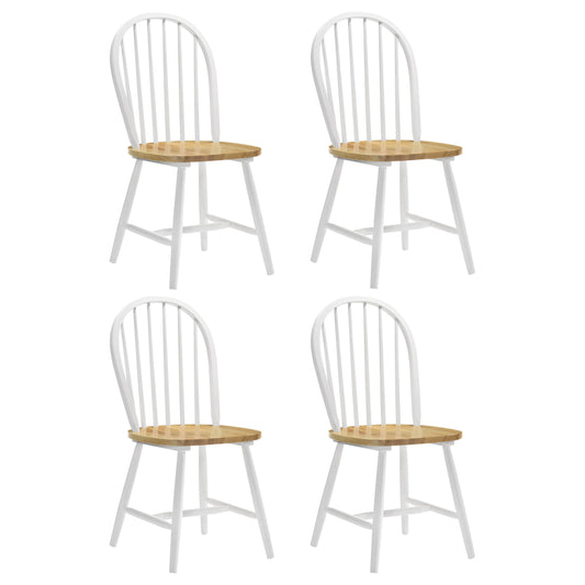 Cinder Wood Dining Side Chair White (Set of 4)