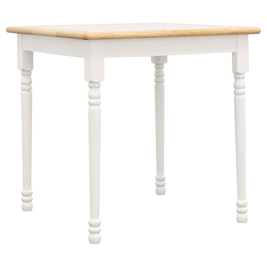 Carlene Square 29-inch Wood Tile Top Dining Table White